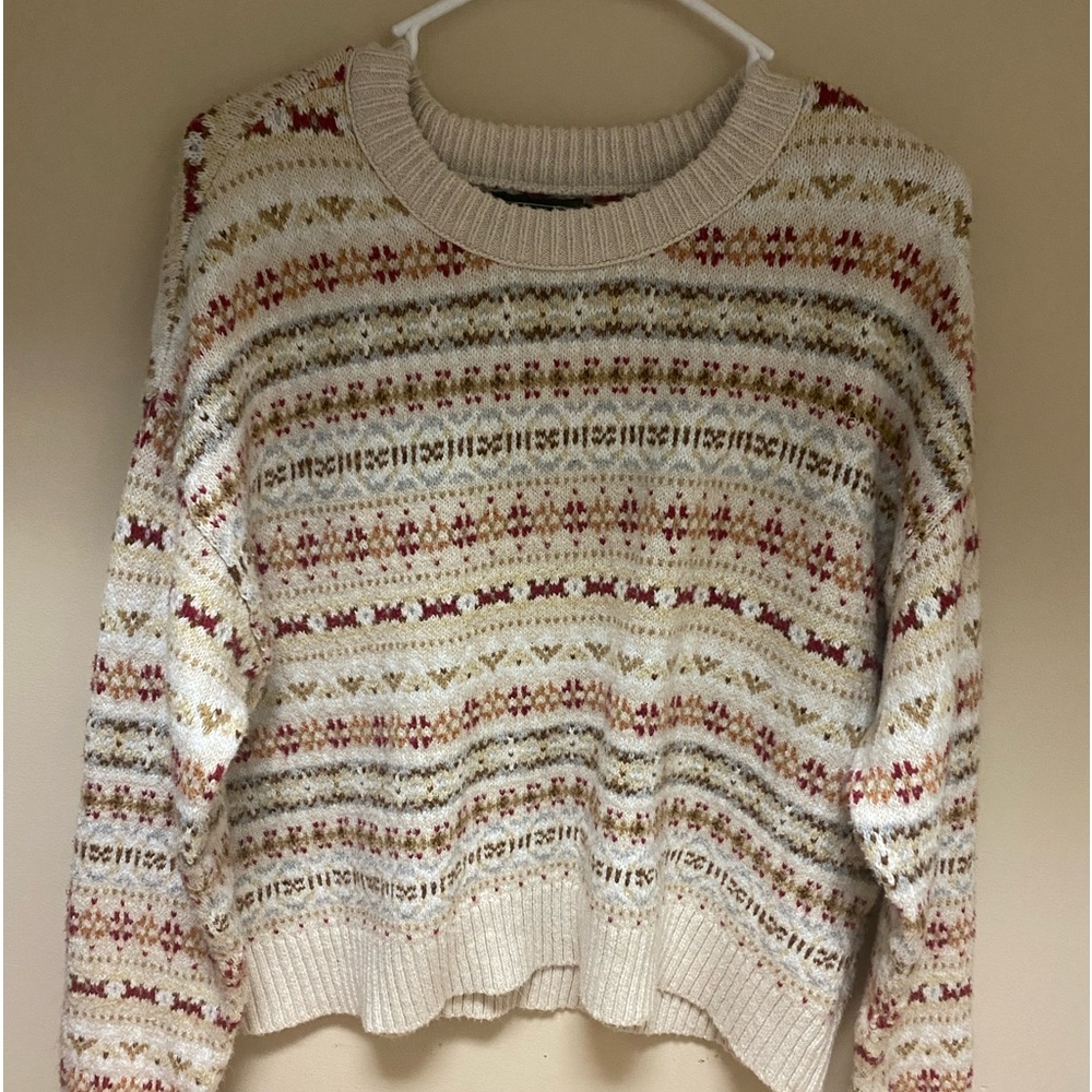 Cropped Fall American Eagle Sweater